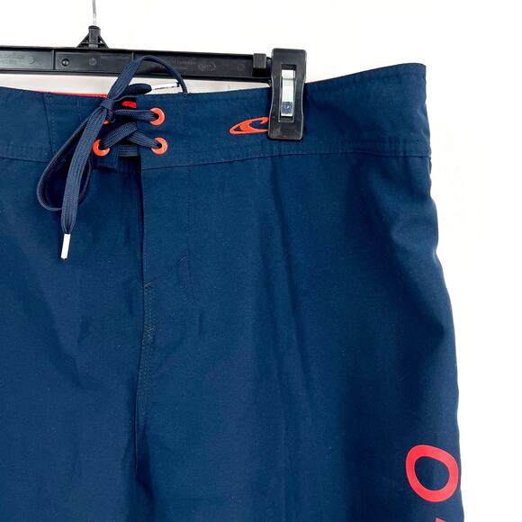 O'NEILL Mens Santa Cruz Solid 2.0 Boardshorts Size 36 LARGE Midnight Blue NWOT - Picture 5 of 10
